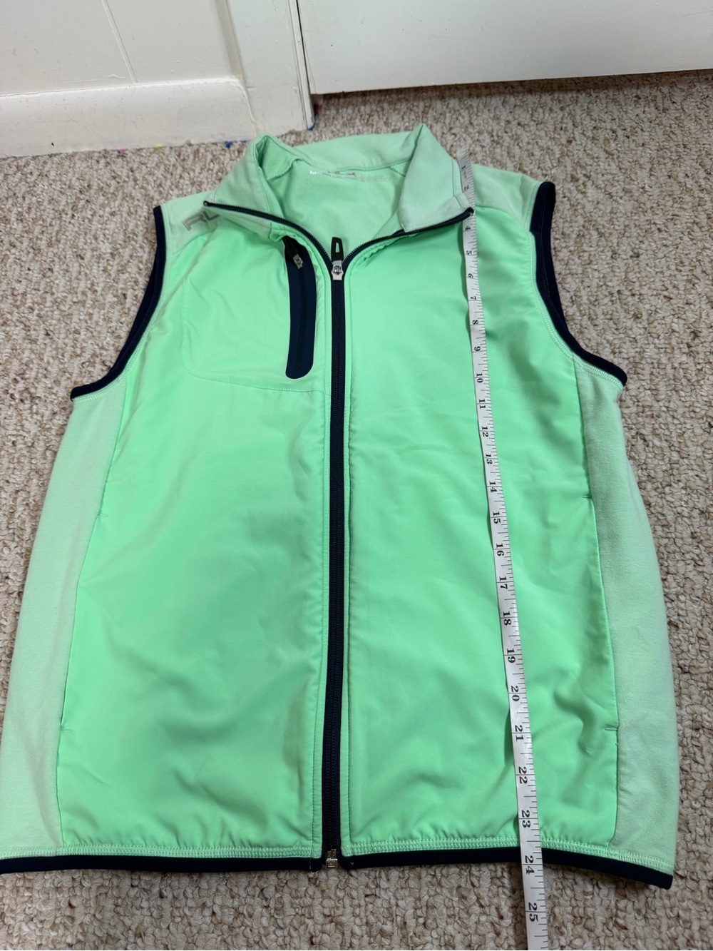 RLX Ralph Lauren Mint Green Performance Vest size SP - Picture 6 of 6